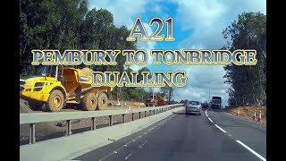 A21 Pembury to Tonbridge Dualling [upl. by Eselrahc]