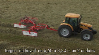 KUHN GA 6632  7932  9032  Andaineur En action [upl. by Eintirb]