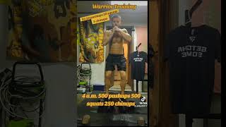 4 am Warrior training igoyougo fitnessmotivation homeworkout fitnessgoals bodyweightworkout [upl. by Nahsor957]