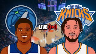 Minnesota Timberwolves vs New York Knicks Live Reaction amp Watch Party [upl. by Iht]