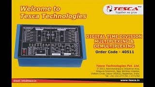 Digital Time Division Multiplexing amp Demultiplexing TDM Trainer Tesca 40511 [upl. by Ivon]