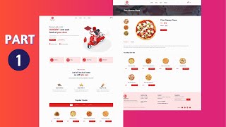 React Responsive Food Delivery App Ecommerce Website Design using ReactJs amp Redux Toolkit  PART 01 [upl. by Malchus]