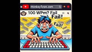 Funny wpm test fails  Monkeytypecom 🐵 [upl. by Llenrad]