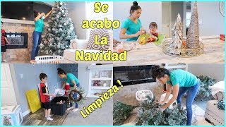 Guardando Toda La Decoracion de Navidad 🎄 Limpieza de Fin De Año  ♡IsabelVlogs♡ [upl. by Ardelle]