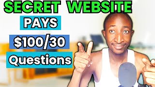 Make US250 in 3Hours Answering Questions On This Secret Website [upl. by Ennaxxor]