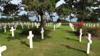 CIMITERO AMERICANO di OMAHA BEACH a Colleville sur Mer Francia [upl. by Henka]