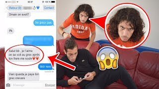 JE LIS SES SMS EN CACHETTE JE ME SUIS FAIS GRILLÉ Avec Spyzie [upl. by Catima]