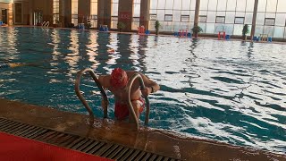 Hao Xundas 50meter butterfly record at Shanxi Quwo Wanjing Natatorium on January 21 2024 [upl. by Ahsla538]