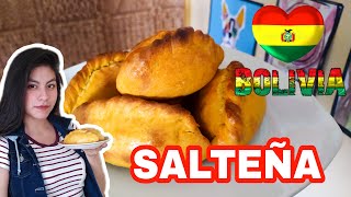 🇧🇴 SALTEÑA BOLIVIANA como prepararla  Alejandra Andrea [upl. by Swehttam854]