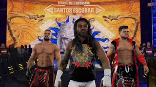 WWE2K24 LEGADO DEL FANTASMA 24 ENTRANCE WTUTORIAL NO MODS [upl. by Feltie]