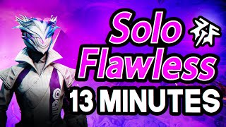 Solo Flawless Prophecy In 13 Minutes On Warlock Loadouts in Description  New Episode Revenant [upl. by Hofmann]