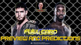 Bellator 299 Full Card Breakdown Predictions amp Analysis [upl. by Percival148]