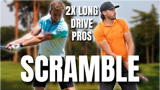 2 PRO LONG DRIVERS Play a Scramble [upl. by Clarine]