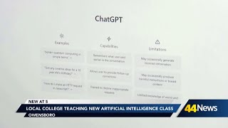 Local college teaching new artificial intelligence class [upl. by Badger]