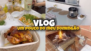 VLOG  UM POUCO DO MEU DOMINGÃO FRANGÃO ASSADO DO FORNO  MAIONESE  final de semana em casa 🏠 [upl. by Fabi]