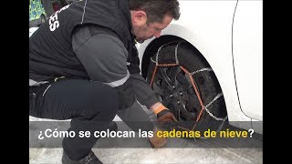 Cómo colocar las cadenas de nieve metálicas [upl. by Natica]