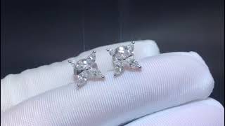 Tiffany Platinum 162ct Diamonds Large Model Victoria Earrings [upl. by Oemor]