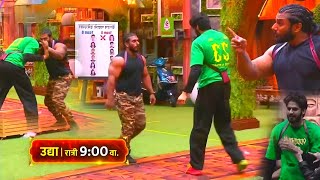 Bigg Boss Marathi 5 Arbaaz Patel and Sangram Chougule front of fight of garden area captaincy task [upl. by Hsan399]