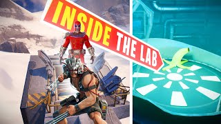 THE BUNKER LAB in Fortnite is opening up MAGNETO frees Wolverine and everything inside [upl. by Airlie]