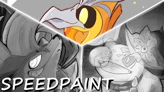 October Speedpaints  HALLOWEEN EDITION [upl. by Enivid95]