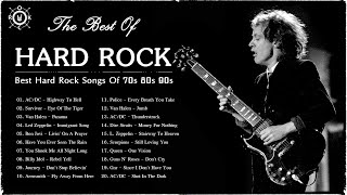 Best Hard Rock 70s 80s and 90s Collection  Best Rock Bands Of All Time 🎸🎸 [upl. by Aietal]