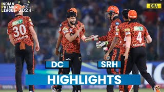 DC vs SRH Highlights Sunrisers Hyderabad Beat Delhi Capitals By 67 Runs  IPL 2024 [upl. by Wendell]