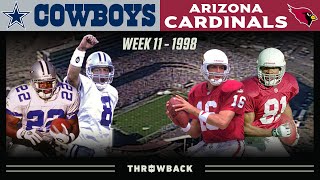 A WILD Desert Comeback Cowboys vs Cardinals 1998 Week 11 [upl. by Nos666]