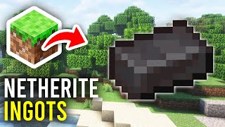 How To Make Netherite Ingots In Minecraft  Full Guide [upl. by Akinajnat71]