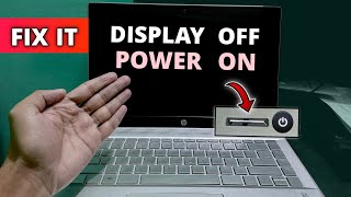 Fix it Laptop ON but Display Black  Black Screen Problem  Laptop Starts but No Display [upl. by Auehsoj]