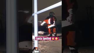 Santa Claus spotted before Christmas christmas newyear horror reactionshorts santaclaus [upl. by Schaumberger]