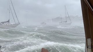 Boat Technician Films Storm At Cape Cod [upl. by Rainah]