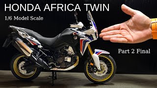 Building the Ultimate Honda Africa Twin CRF1000L Ricky Brabec 16 Tamiya Kit [upl. by Natsud]