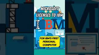 Microsoft licensed MSDOS to IBM establishing Microsoft as a major player in tech 👩‍💻 [upl. by Winters636]