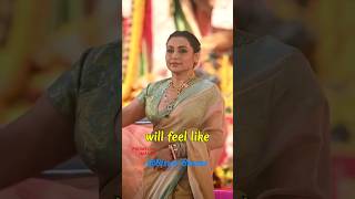 Rani Mukerjis Insights on Love and Marriage shorts motivation [upl. by Quent]