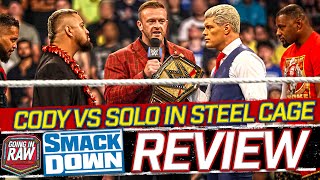 WWE Smackdown Review 9624 Cody Vs Solo Set For NEXT WEEK  MVP Shoots On Hurt Business Reunion [upl. by Behah968]