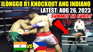 LATEST AUG 26  ILONGGO PINABAGSAK ANG INDIANO SA R5  5KOs WIN STREAK [upl. by Ozzie646]