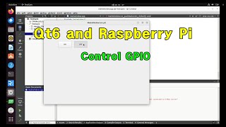 Qt6 and Raspberry Pi  5  Control GPIO [upl. by Basia815]