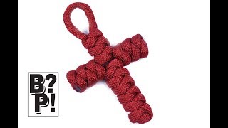 Make a Paracord Cross  Snake Knot Method  BoredParacordcom [upl. by Dru]