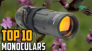 Top 10 Best Monoculars in 2023 [upl. by Nachison]