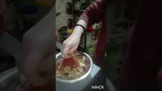 Champaran Chicken cooking youtubeshorts [upl. by Esilehc395]