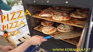 Pizza  Forno a legna SAF  Wood oven SAF [upl. by Eisteb289]