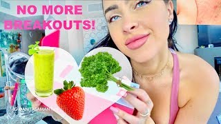 HOW TO NATURALLY CURE ACNE  GET CLEAR SKIN FAST  Miracle Foods That Work Must Watch [upl. by Wiltsey]