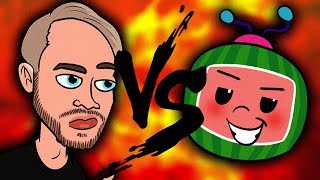 PewDiePie vs Cocomelon Rap Battle [upl. by Eah104]