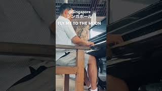 piano street flymetothemoon singapore marinabaysingapore cloudforest jazz streetpiano live [upl. by Anelrad]