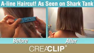 Aline Haircut As Seen on Shark Tank CreaClip [upl. by Orest812]