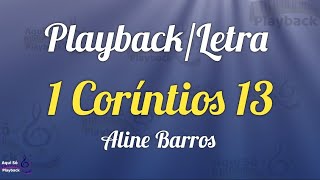 1 Coríntios 13 Playback com letra Aline Barros [upl. by Asselam]