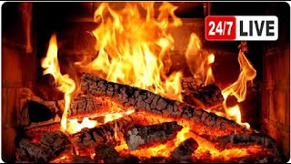 🔥 Cozy Fireplace 4K 12 HOURS Fireplace with Crackling Fire Sounds Fireplace Ambience [upl. by Aim]