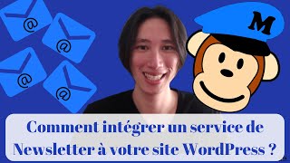 Comment intégrer une Newsletter à son site WordPress avec MailChimp  🐵📩 [upl. by Aizti836]