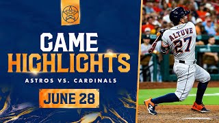 Astros vs Cardinals Game Highlights 62823  MLB Highlights [upl. by Shalna654]