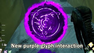 NEW Purple Glyph Interaction DBD [upl. by Avehs]